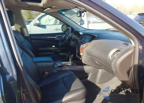 2015 Nissan Pathfinder Platinum from USA, damaged, VIN 5N1AR2MN4FC675901